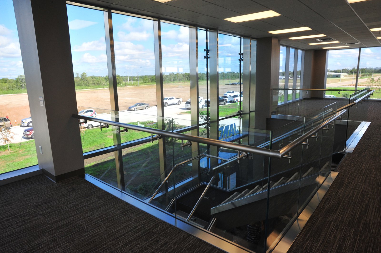 Inside building view